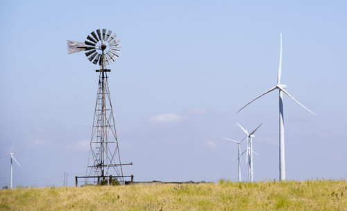Wind Turbines in Ellsworth, Kansas