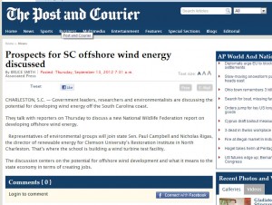 Prospects for SC Offshore Wind Energy Discussed